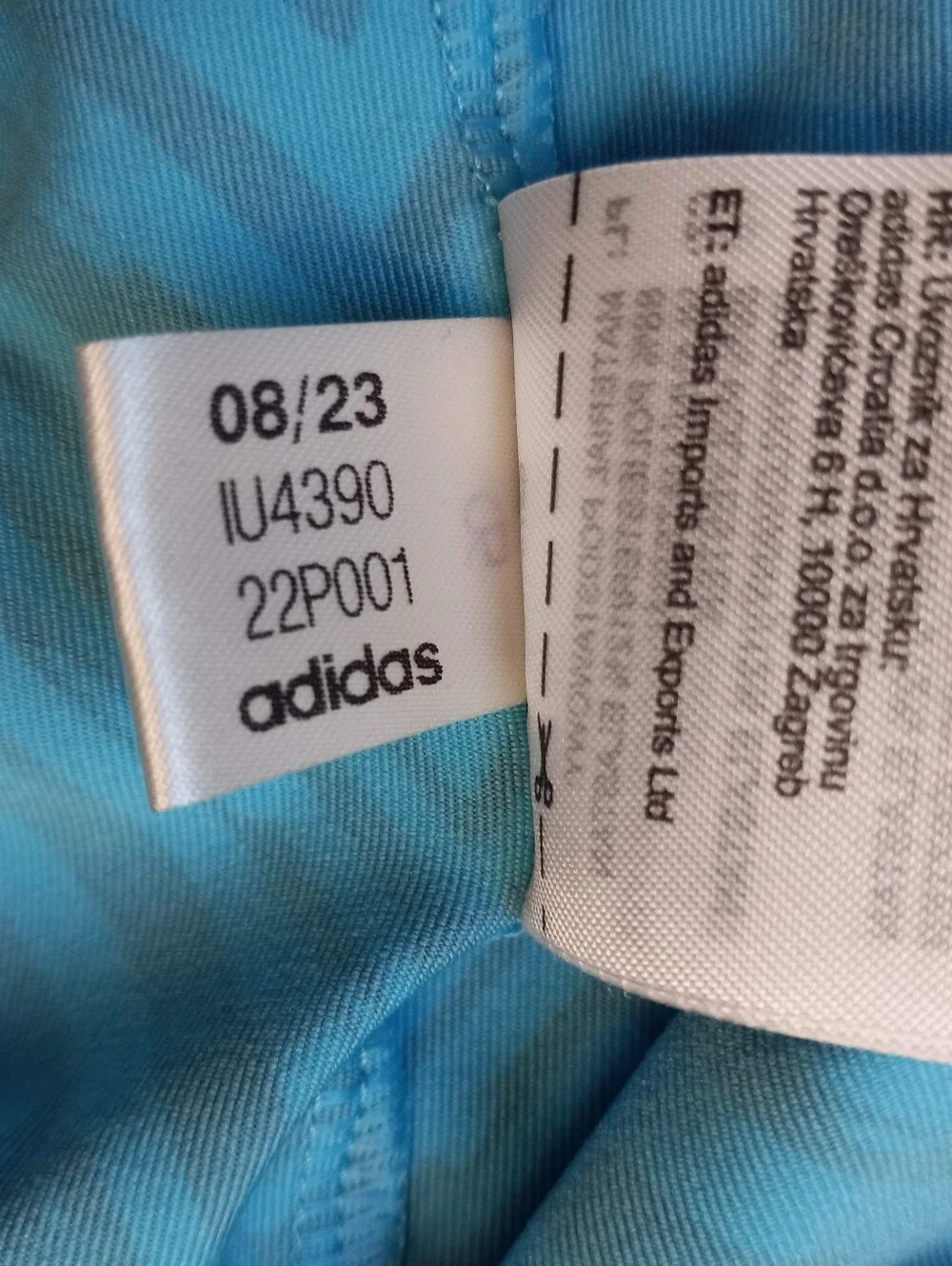 Adidas Ultimate365 Allover Print Polo Shirt Golf Medium Blue Chevron Performance